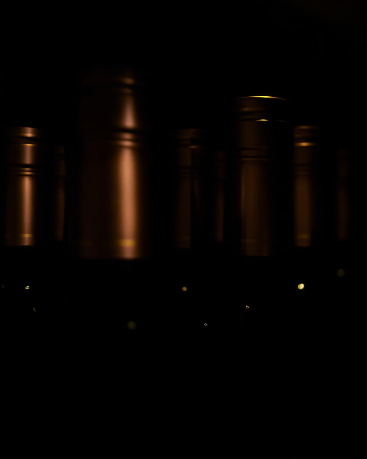 Bottiglie in cantina